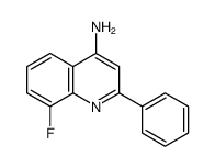 4-Amino-8-fluoro-2-phenylquinoline structure