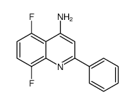 4-Amino-5,8-difluoro-2-phenylquinoline Structure