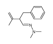 2-benzyl-3-methyl-2-hexenal dimethylhydrazone Structure