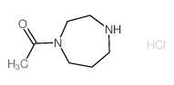 1-(1,4-diazepan-1-yl)ethanone,hydrochloride structure