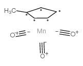 2-甲基环戊二烯三羰基锰结构式