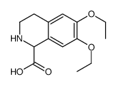 6,7-Diethoxy-1,2,3,4-tetrahydro-isoquinoline-1-carboxylic acid structure