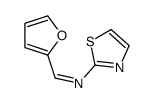 1-(furan-2-yl)-N-(1,3-thiazol-2-yl)methanimine结构式