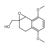 (4,7-dimethoxy-1a,2,3,7b-tetrahydronaphtho[1,2-b]oxiren-1a-yl)methanol结构式