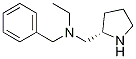 Benzyl-ethyl-(S)-1-pyrrolidin-2-ylMethyl-aMine结构式