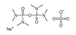 sodium,N-[bis(dimethylamino)phosphoryloxy-(dimethylamino)phosphoryl]-N-methylmethanamine,perchlorate Structure