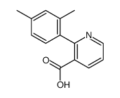 2-(2,4-dimethylphenyl)pyridine-3-carboxylic acid Structure