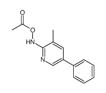 [(3-methyl-5-phenylpyridin-2-yl)amino] acetate Structure