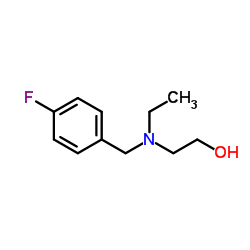 2-[Ethyl(4-fluorobenzyl)amino]ethanol Structure
