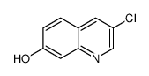 3-氯喹啉-7-醇结构式