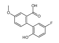 2-(5-fluoro-2-hydroxyphenyl)-5-methoxybenzoic acid Structure