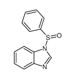 N-benzenesulfinyl benzimidazole结构式