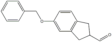 5-(benzyloxy)-2,3-dihydro-1H-indene-2-carbaldehyde Structure