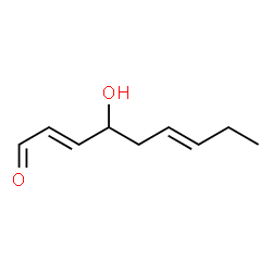 4-hydroxynona-2,6-dienal结构式