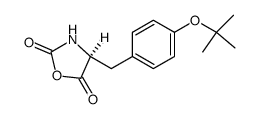 (S)-4-(4-tert-Butoxy-benzyl)-oxazolidine-2,5-dione结构式