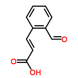 (2E)-3-(2-Formylphenyl)acrylic acid Structure