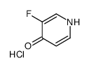 3-Fluoropyridin-4-ol hydrochloride structure