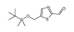 5-(((tert-butyldimethylsilyl)oxy)methyl)thiazole-2-carbaldehyde Structure