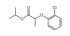 isopropyl 2-(2-chlorophenoxy)propanoate结构式