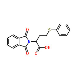 2-(1,3-Dioxo-1,3-dihydro-2H-isoindol-2-yl)-4-(phenylsulfanyl)butanoic acid Structure