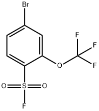 4-bromo-2-(trifluoromethoxy)benzenesulfonyl fluoride结构式