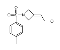 {1-[(4-Methylphenyl)sulfonyl]-3-azetidinylidene}acetaldehyde Structure