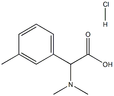 (Dimethylamino)(3-methylphenyl)acetic acid hydrochloride结构式