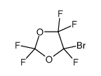 4-bromo-2,2,4,5,5-pentafluoro-1,3-dioxolane结构式