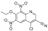 4-chloro-7-ethoxy-6,8-dinitroquinoline-3-carbonitrile Structure