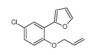 2-(2-(allyloxy)-5-chlorophenyl)furan Structure