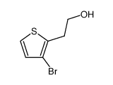 3-bromo-2-(2-hydroxyethyl)thiophene结构式