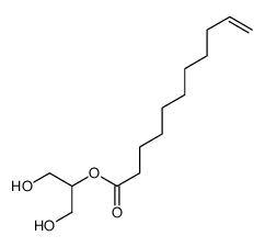 1,3-dihydroxypropan-2-yl undec-10-enoate结构式