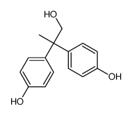 4-[1-hydroxy-2-(4-hydroxyphenyl)propan-2-yl]phenol结构式