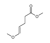 Methyl (4E)-5-methoxy-4-pentenoate Structure