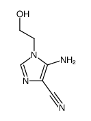 1H-Imidazole-4-carbonitrile,5-amino-1-(2-hydroxyethyl)-结构式