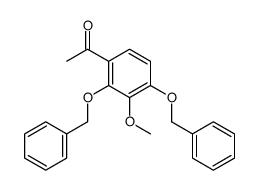 1-[3-methoxy-2,4-bis(phenylmethoxy)phenyl]ethanone Structure