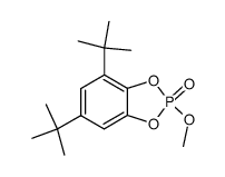 2-Methoxy-2-oxo-(3,5-di-tert-butyl)benzo-1,3,2-dioxaphospholin Structure