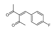 3-[(4-fluorophenyl)methylidene]pentane-2,4-dione Structure