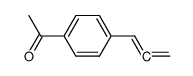 Ethanone, 1-[4-(1,2-propadienyl)phenyl]- (9CI) structure