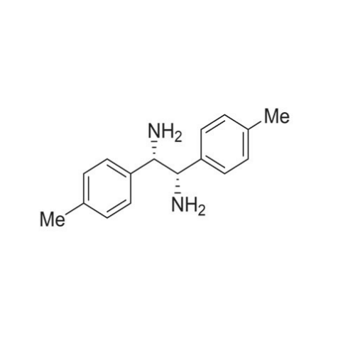 (S,2S)-1,2-二对甲苯基乙烷-1,2-二胺结构式