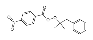 1-Benzyl-1-methylethyl-p-nitroperbenzoat Structure