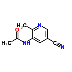 N-(5-氰基-2-甲基吡啶-3-基)乙酰胺图片