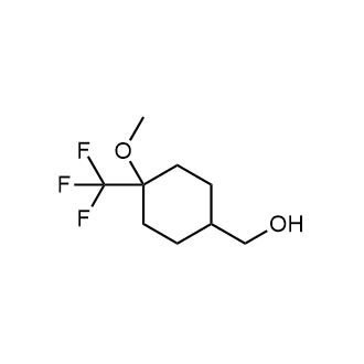 (4-甲氧基-4-(三氟甲基)环己基)甲醇结构式