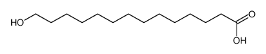 14-Hydroxytetradecanoic acid structure