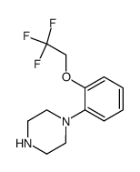 1-[2-(2,2,2-TRIFLUORO-ETHOXY)-PHENYL]-PIPERAZINE D Structure