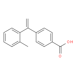 4-(1-(o-Tolyl)vinyl)benzoic acid Structure