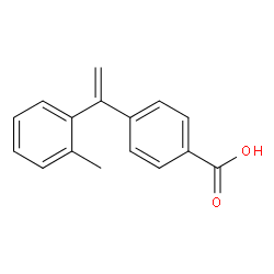 4-(1-(o-Tolyl)vinyl)benzoic acid structure