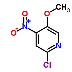 2-Chloro-5-methoxy-4-nitropyridine Structure