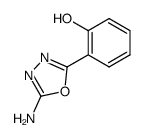 2-(5-amino-[1,3,4]oxadiazol-2-yl)-phenol结构式