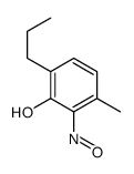 3-methyl-2-nitroso-6-propylphenol Structure